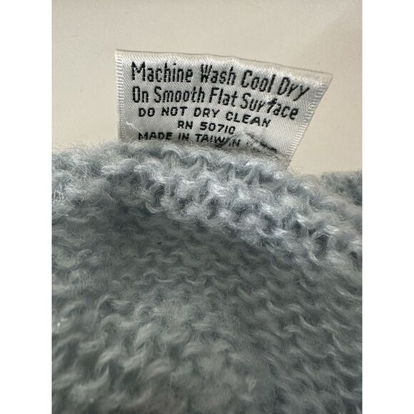 Vintage Ades Of California Women's Sweater XL Birds Cloud Beach Outdoor Y2K Blue - Picture 4 of 10